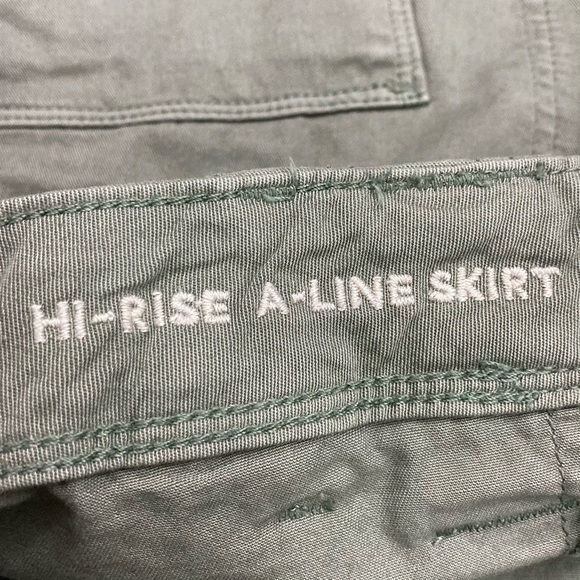 American Eagle A-Line Cargo Skirt High Rise Belted - Picture 8 of 9